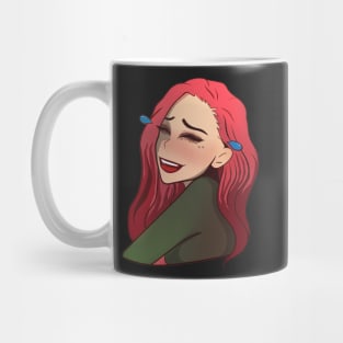 Vampire girl laughing Mug